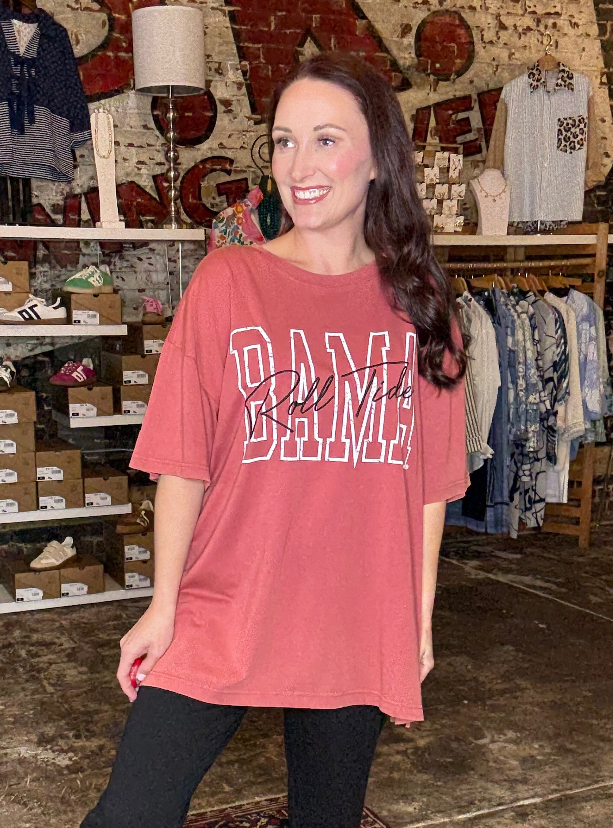 Game Day Social Alabama Oversized Tee