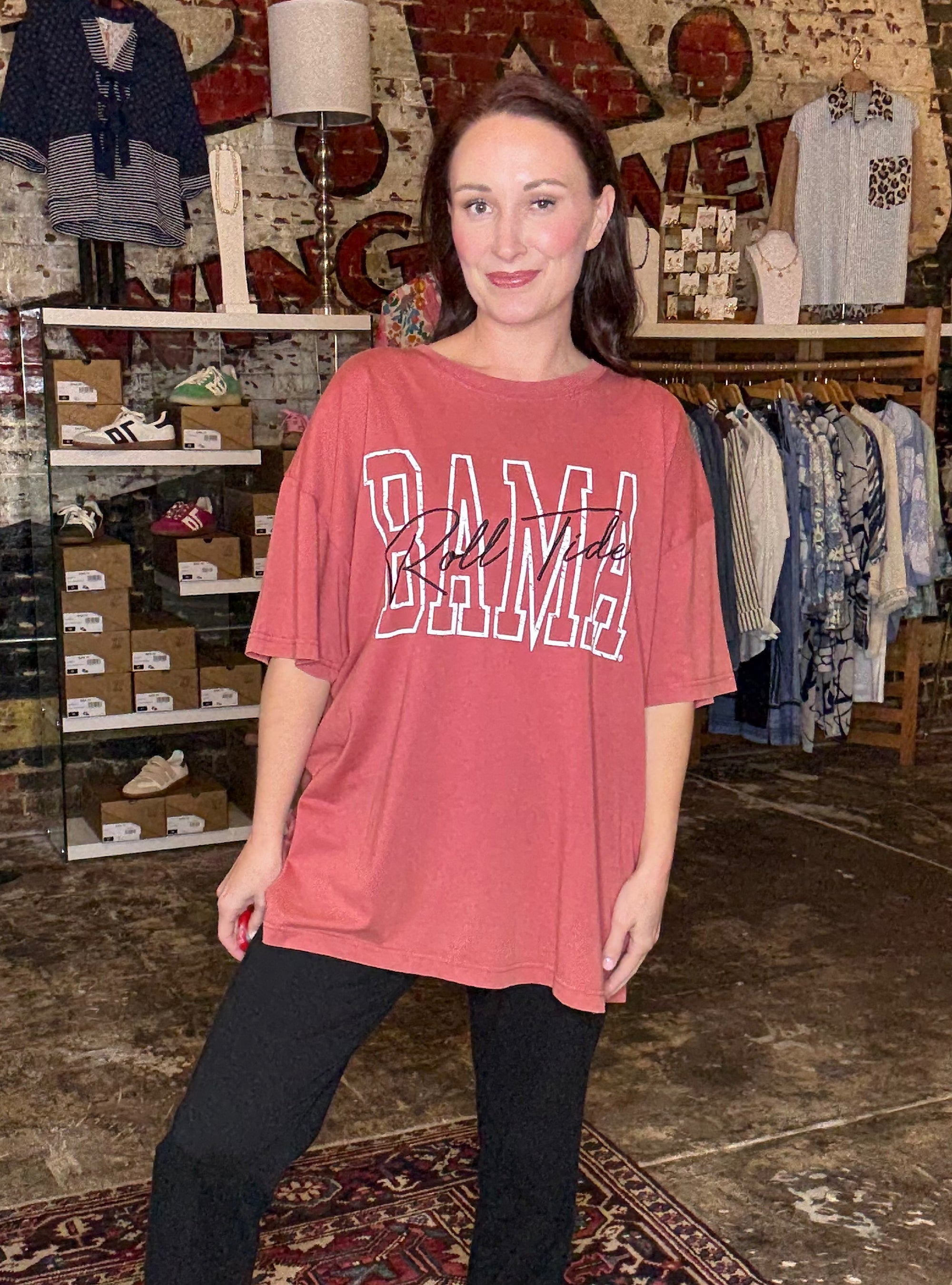 Game Day Social Alabama Oversized Tee