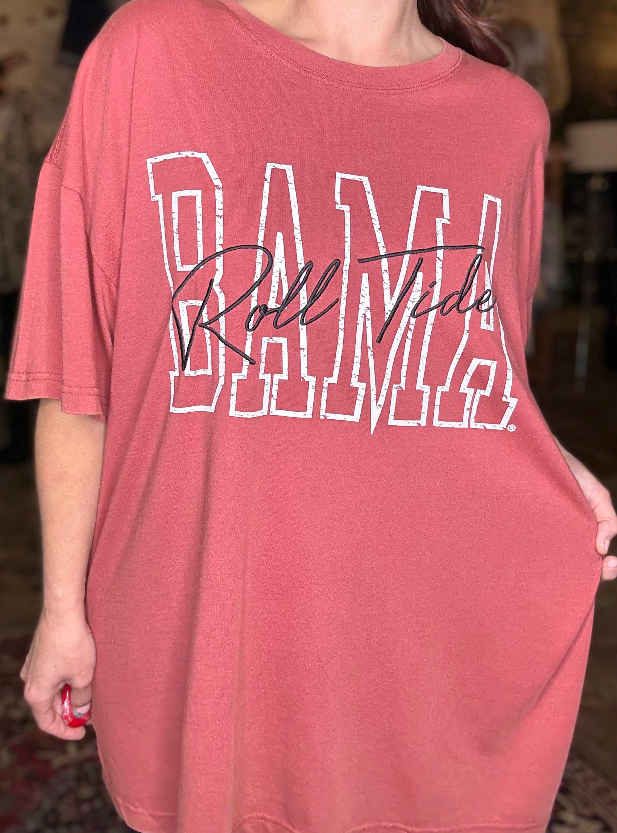 Game Day Social Alabama Oversized Tee