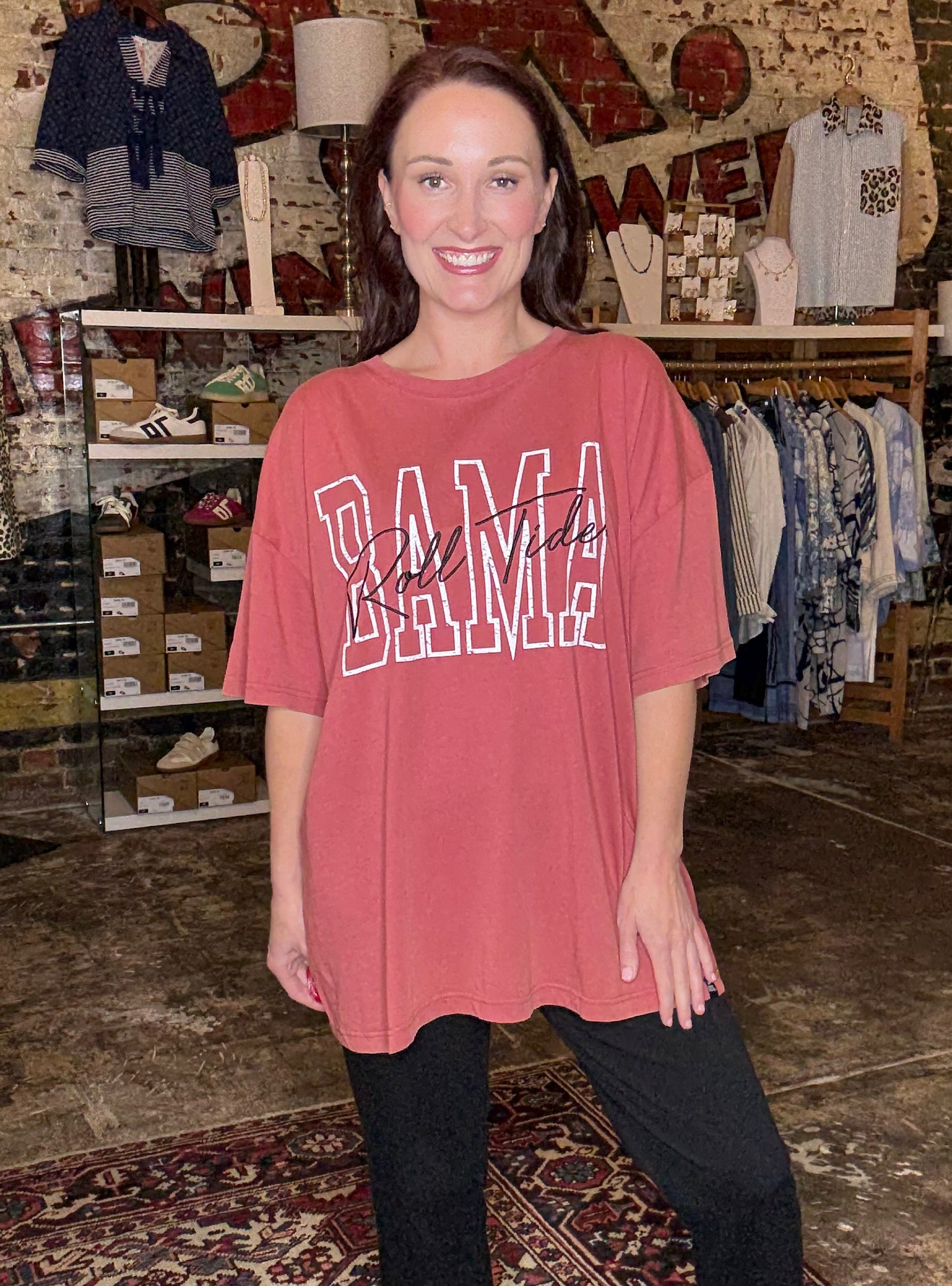 Game Day Social Alabama Oversized Tee