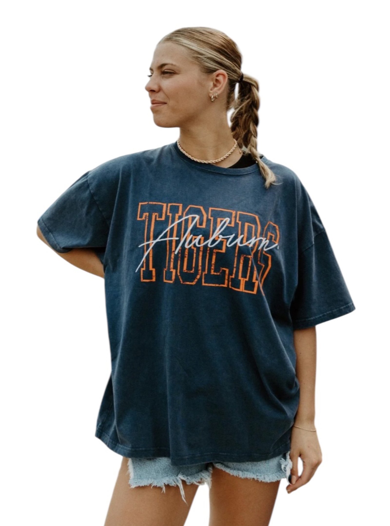 Game Day Social Auburn Oversized Tee