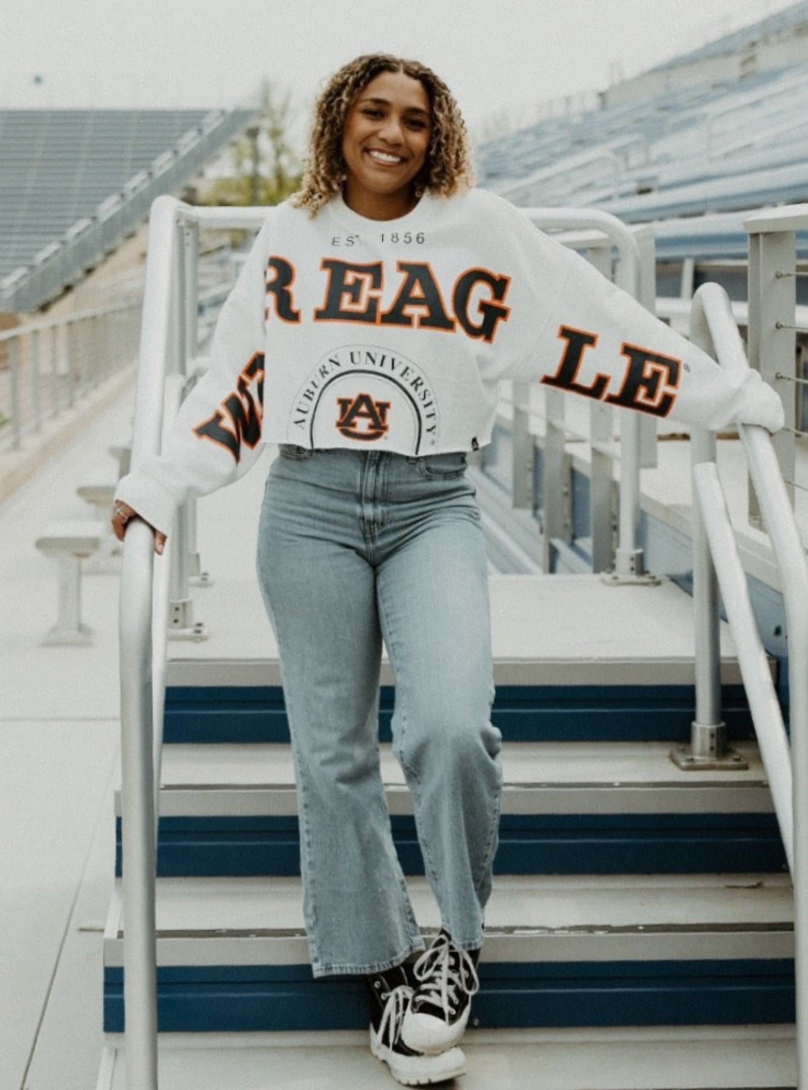 Game Day Social Auburn Long Sleeve Tee