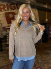Charlie B V-Neck Sweater
