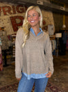Charlie B V-Neck Sweater