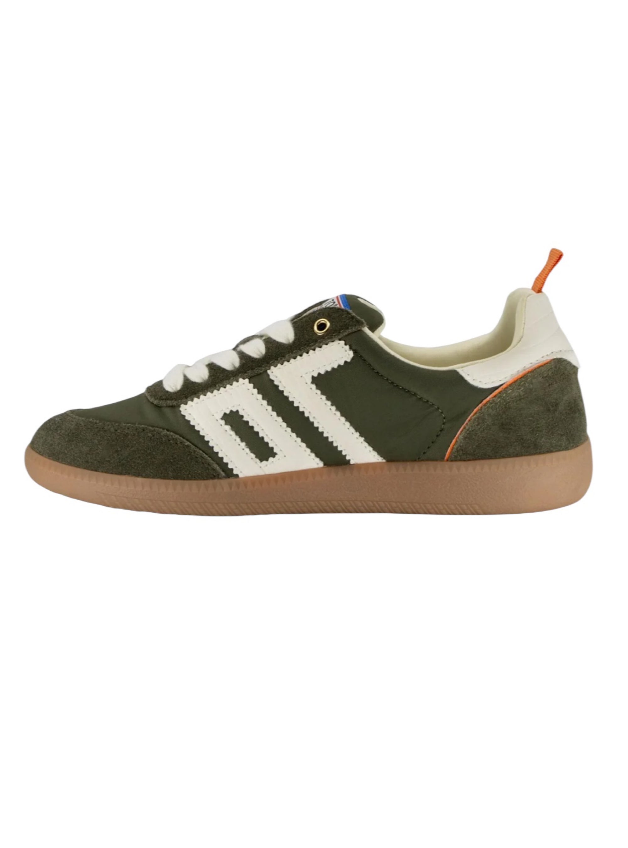 Back 70 Ghost in Olive Orange Milk Sneakers