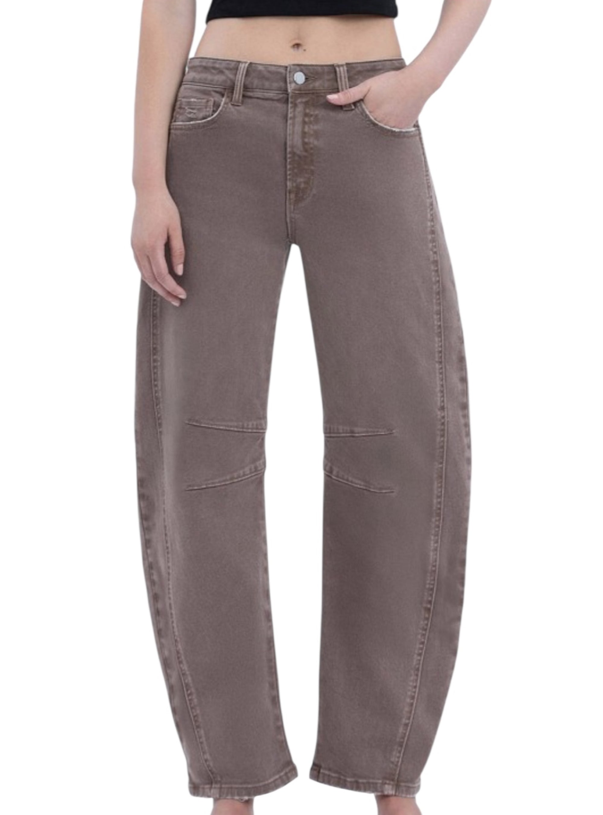 All About That Barrel Jean - Stone