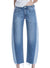 Split Decision Two-Tone Barrel Jeans