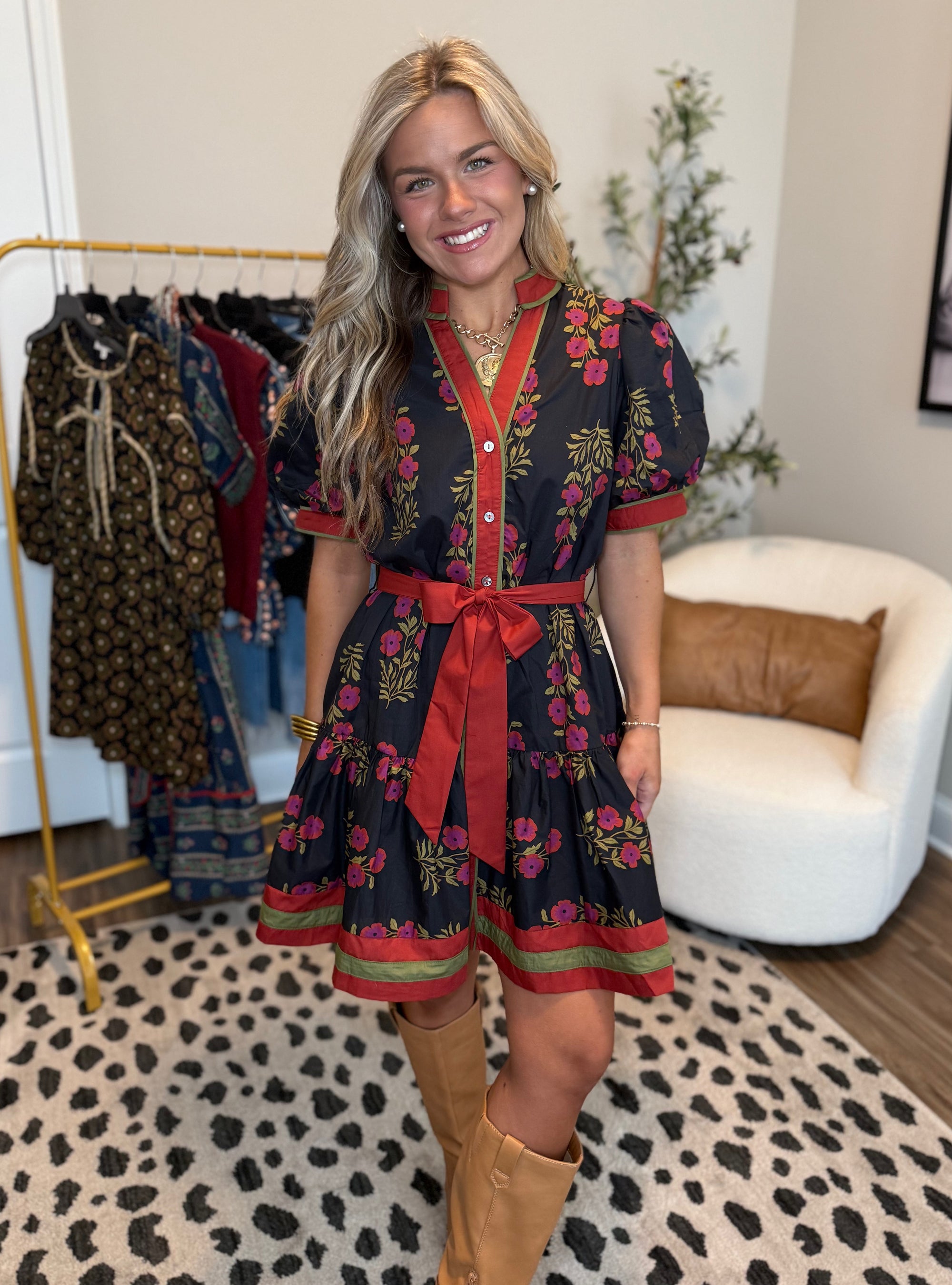 Headed To A Garden Party Dress