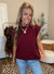 Red-y Or Not Sleeveless Sweater