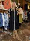 Botanic Boulevard Textured Dress