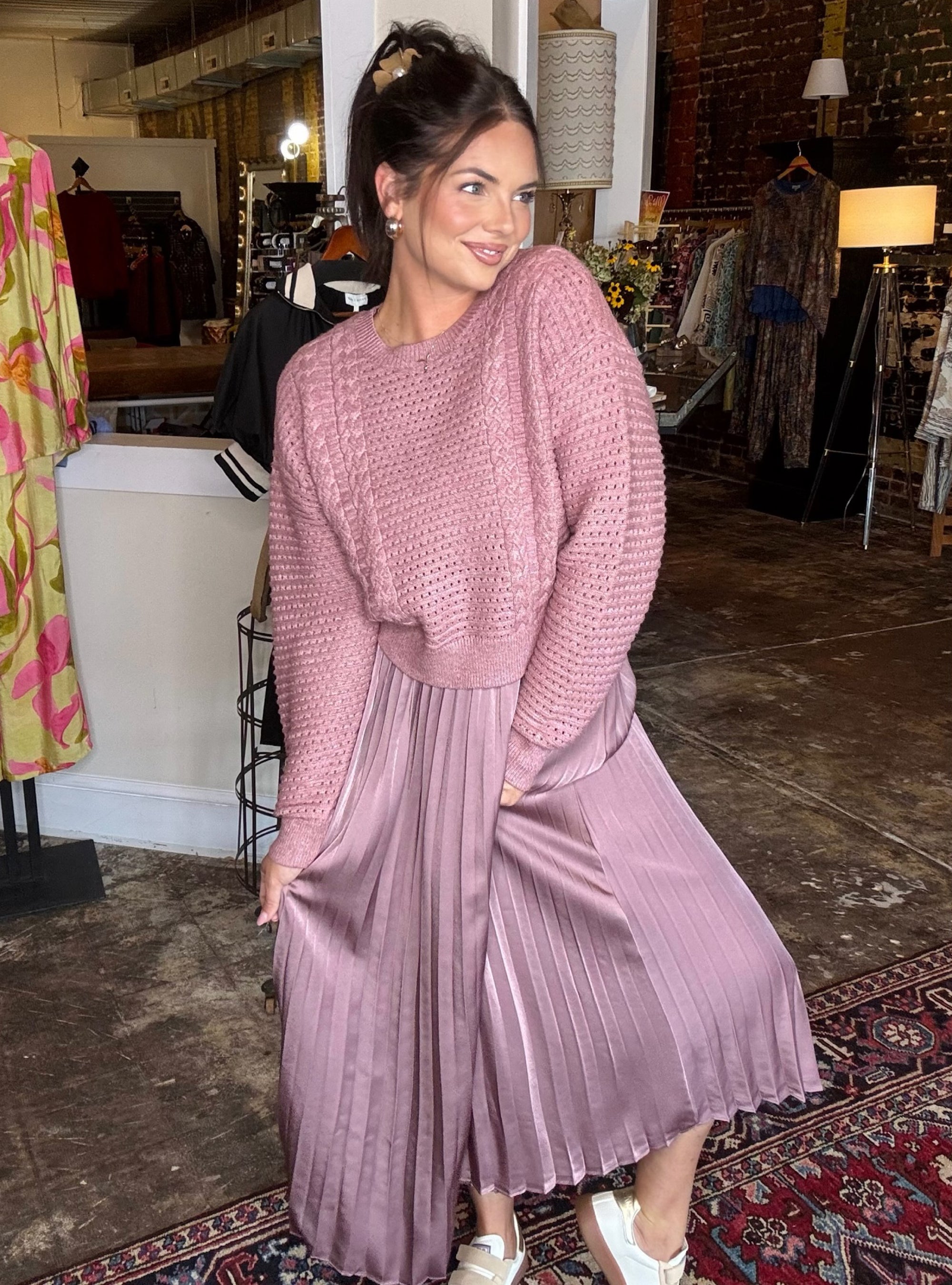 Every Pleat Tells A Story Dress