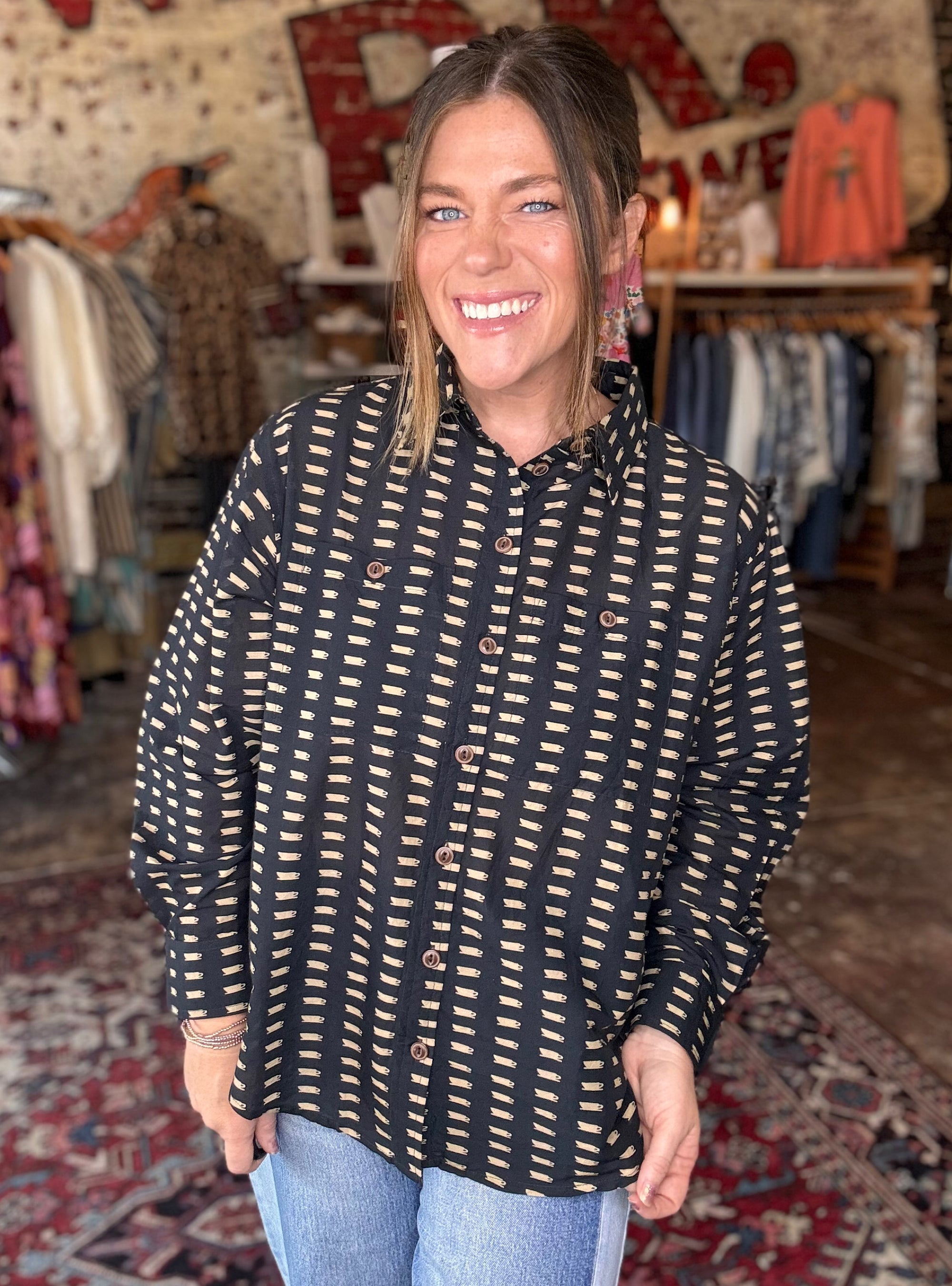 Ivy Jane Coffee Camp Top