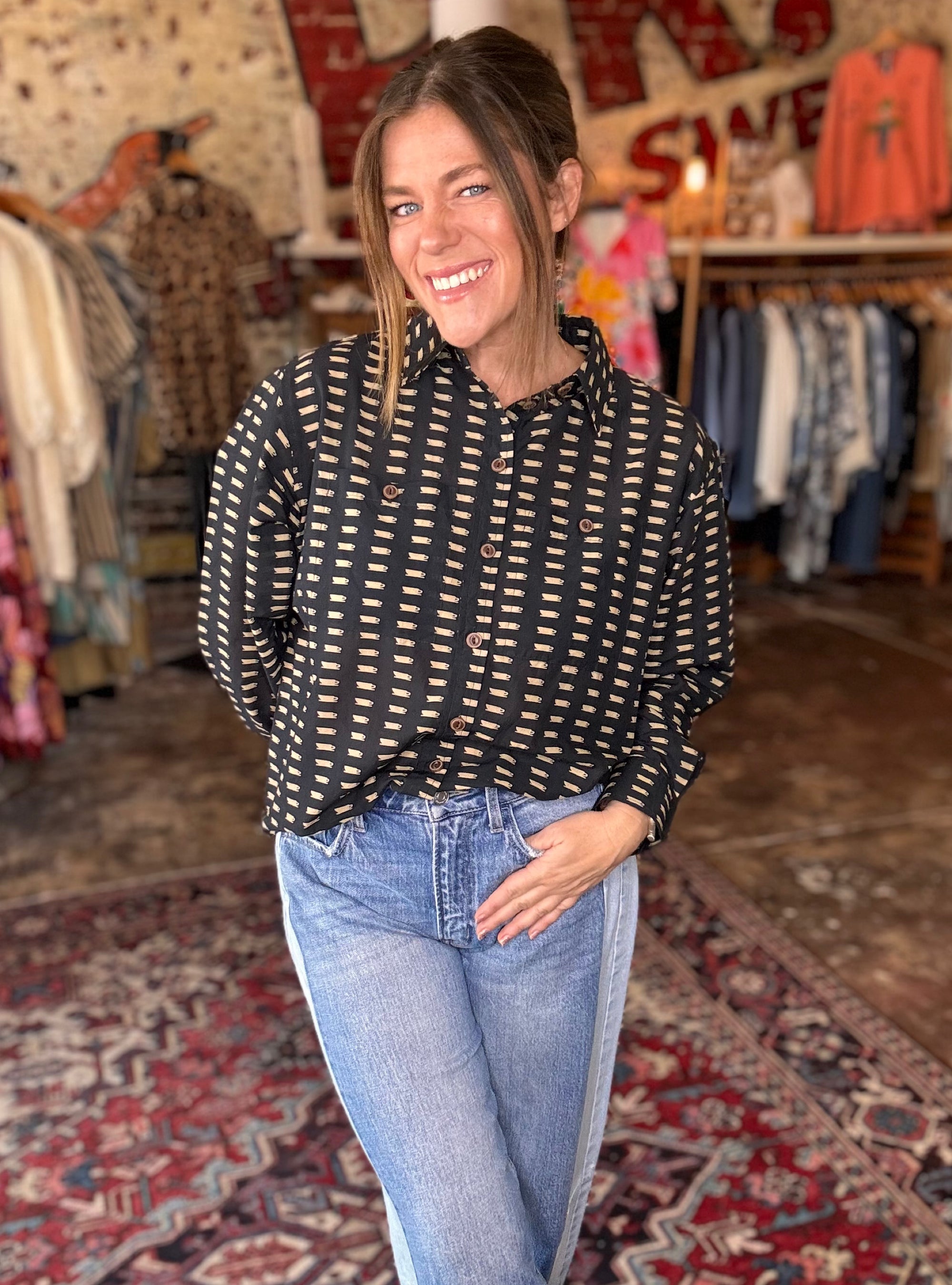 Ivy Jane Coffee Camp Top