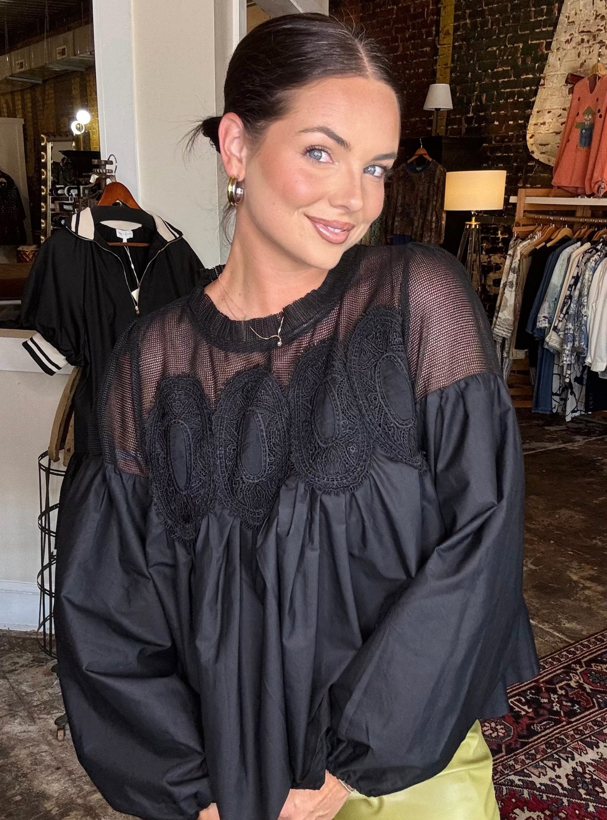 Lace Be Real Babydoll Top