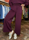 In My Comfy Season Pant - Dark Cherry