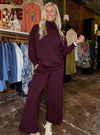 In My Comfy Season Pant - Dark Cherry