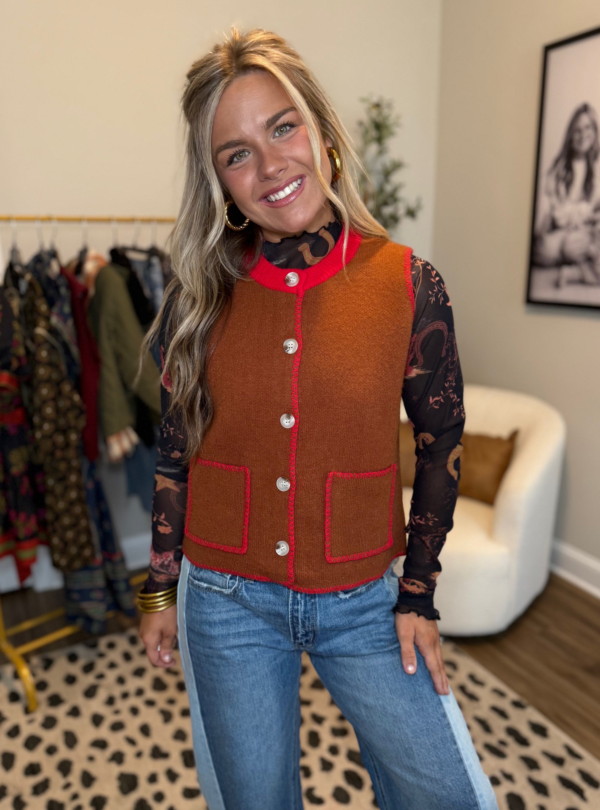 I’m Falling For You Sweater Vest