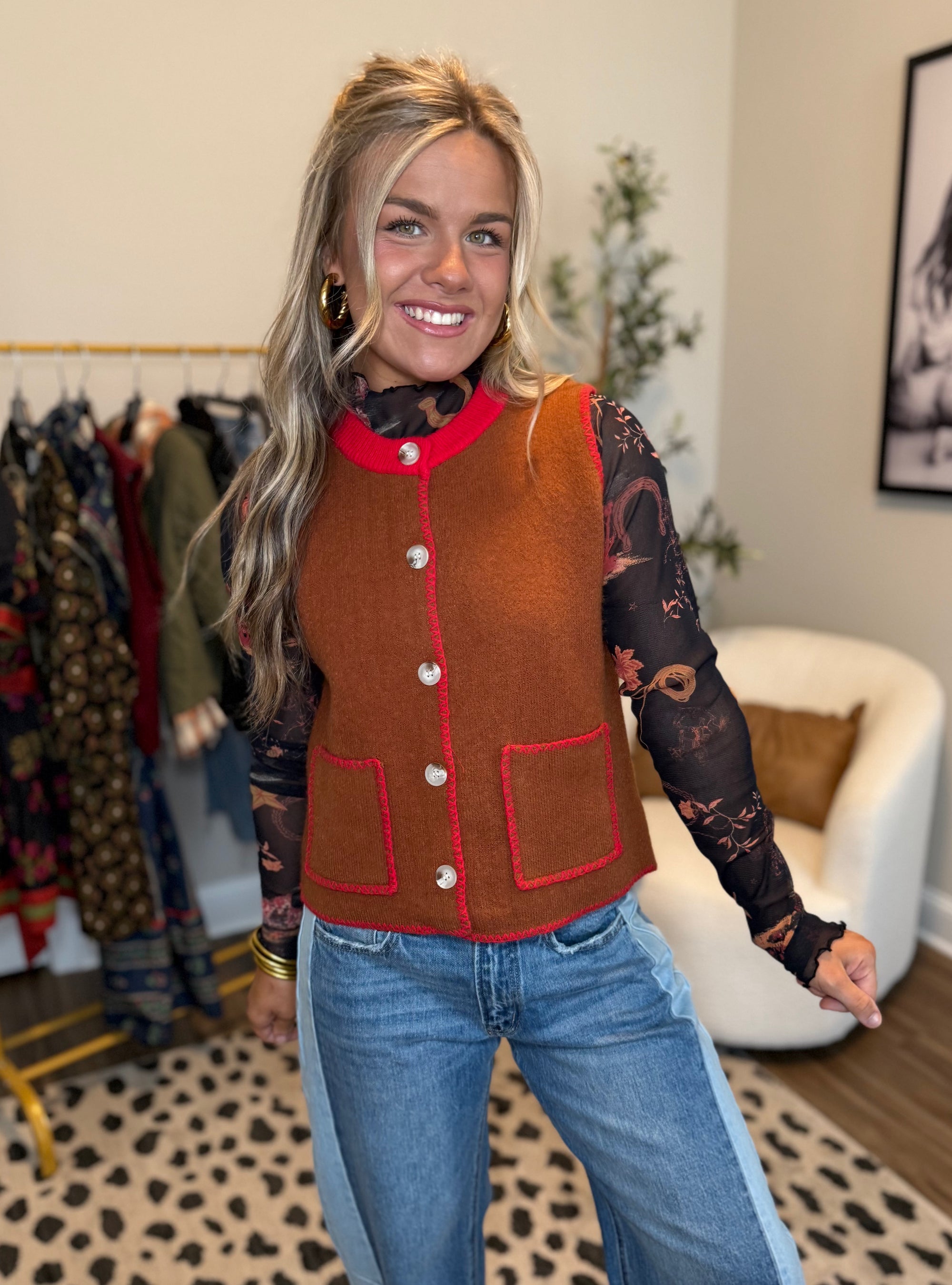 I’m Falling For You Sweater Vest