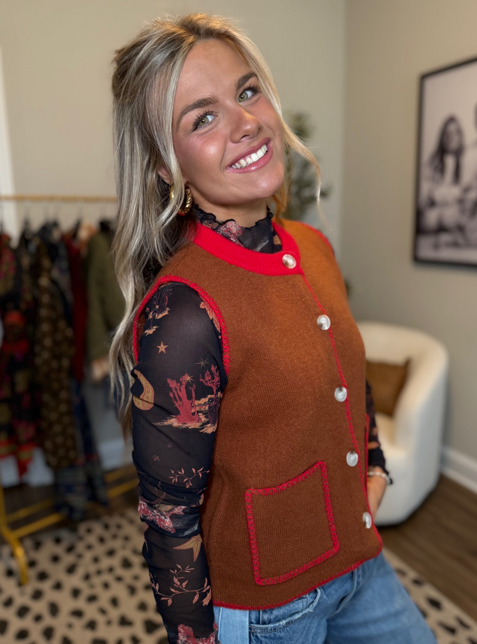 I’m Falling For You Sweater Vest