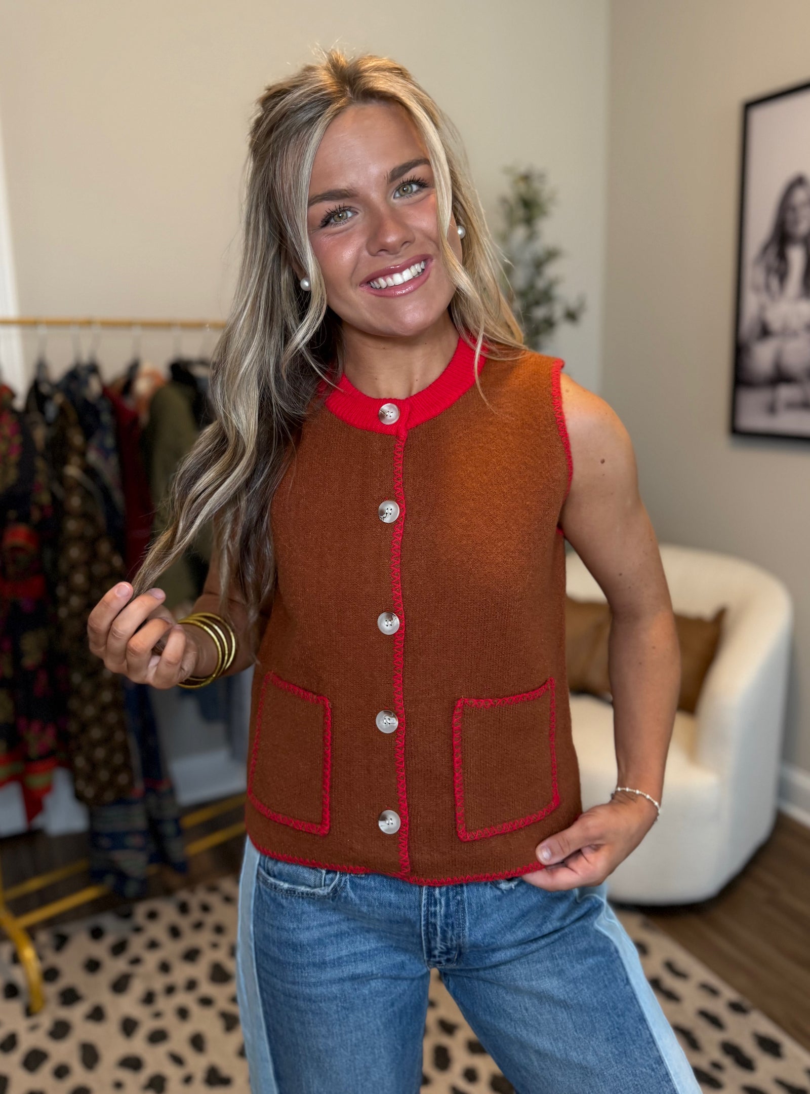 I’m Falling For You Sweater Vest