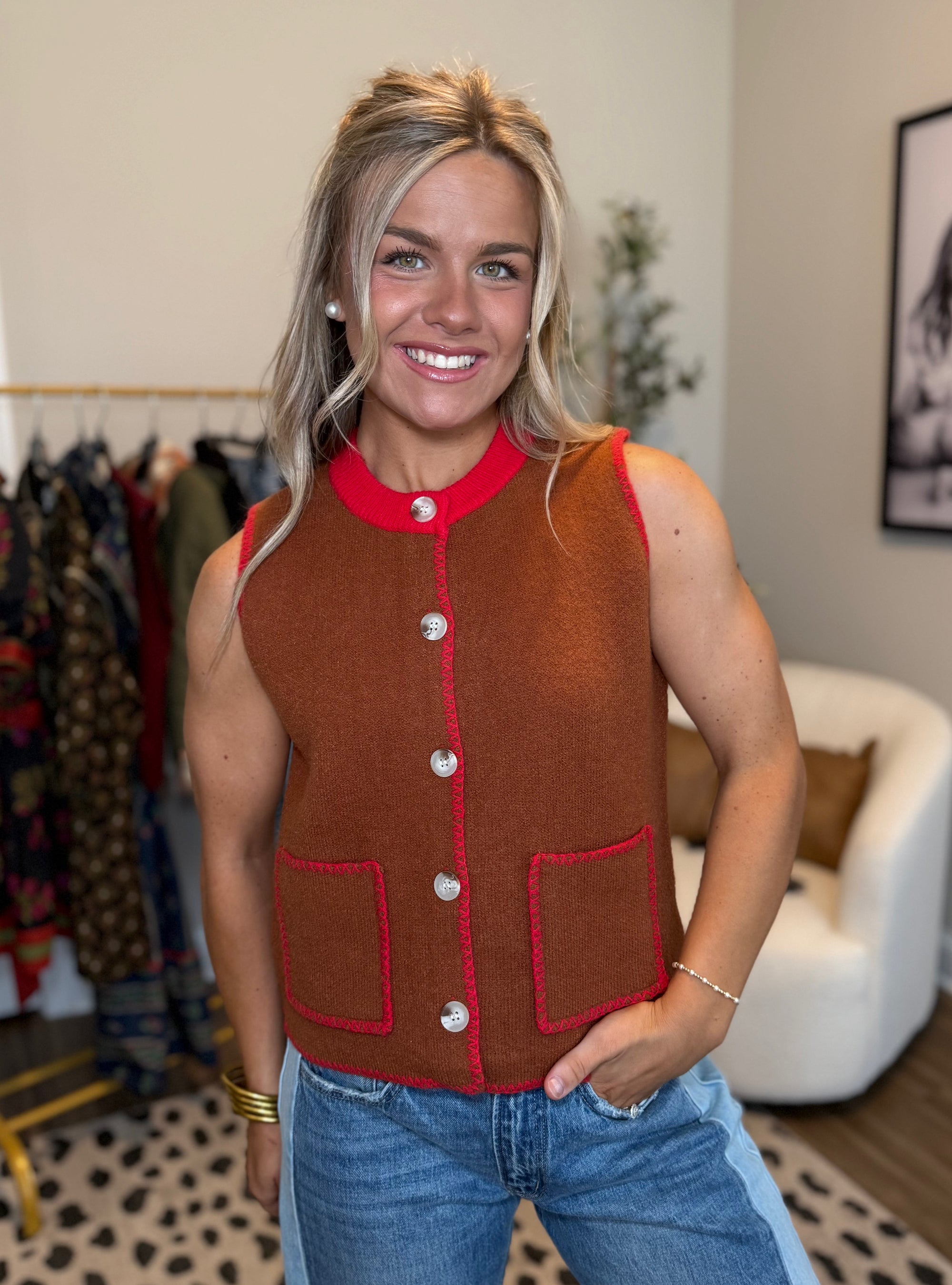 I’m Falling For You Sweater Vest