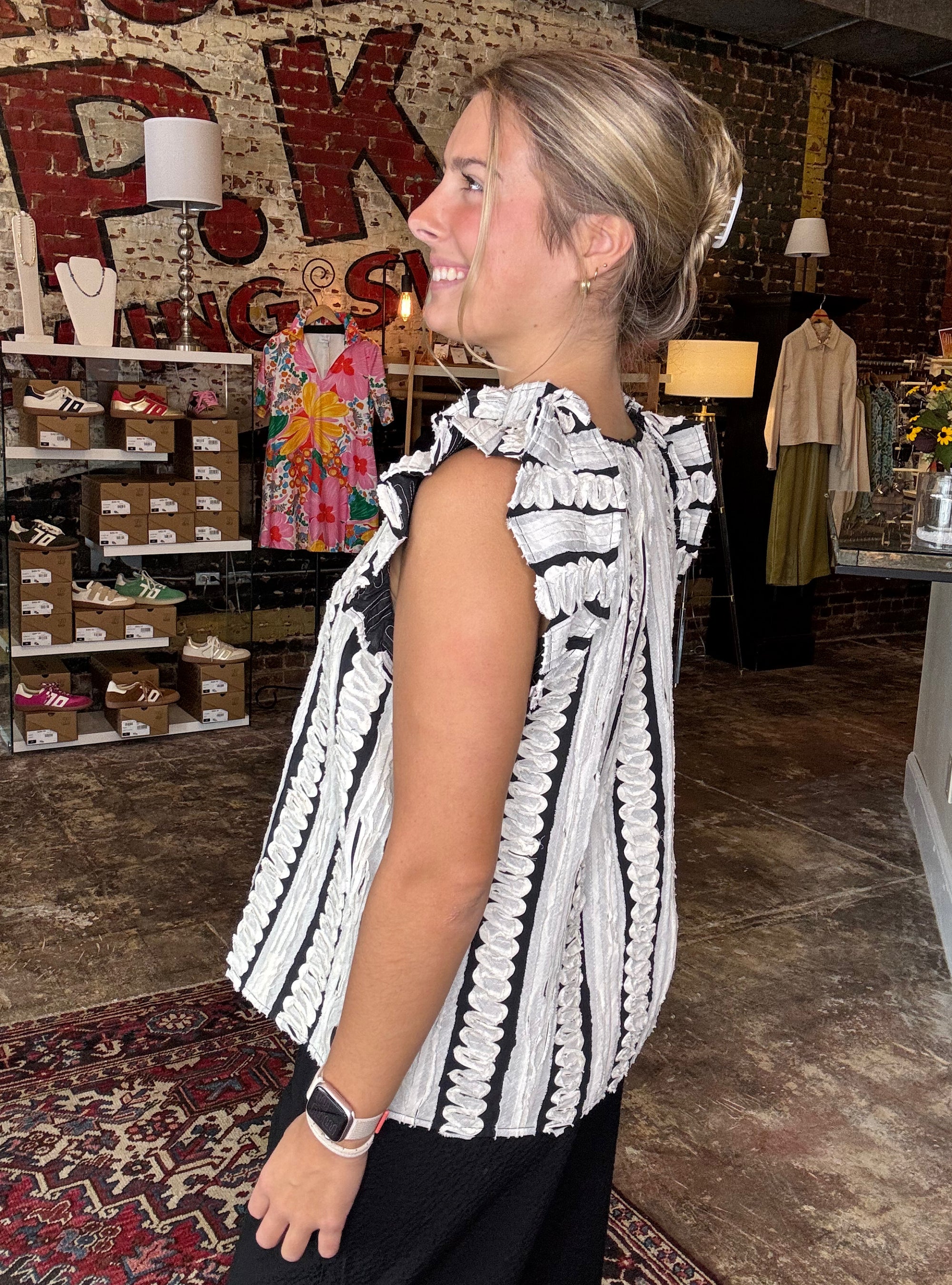 Fluttering Through The Day Top