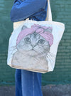 Purr-haps The Cutest Canvas Tote