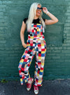 Patch Perfect Colorful Overalls
