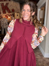 SAGA One Size Cowl Neck Dress