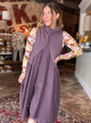 SAGA One Size Cowl Neck Dress