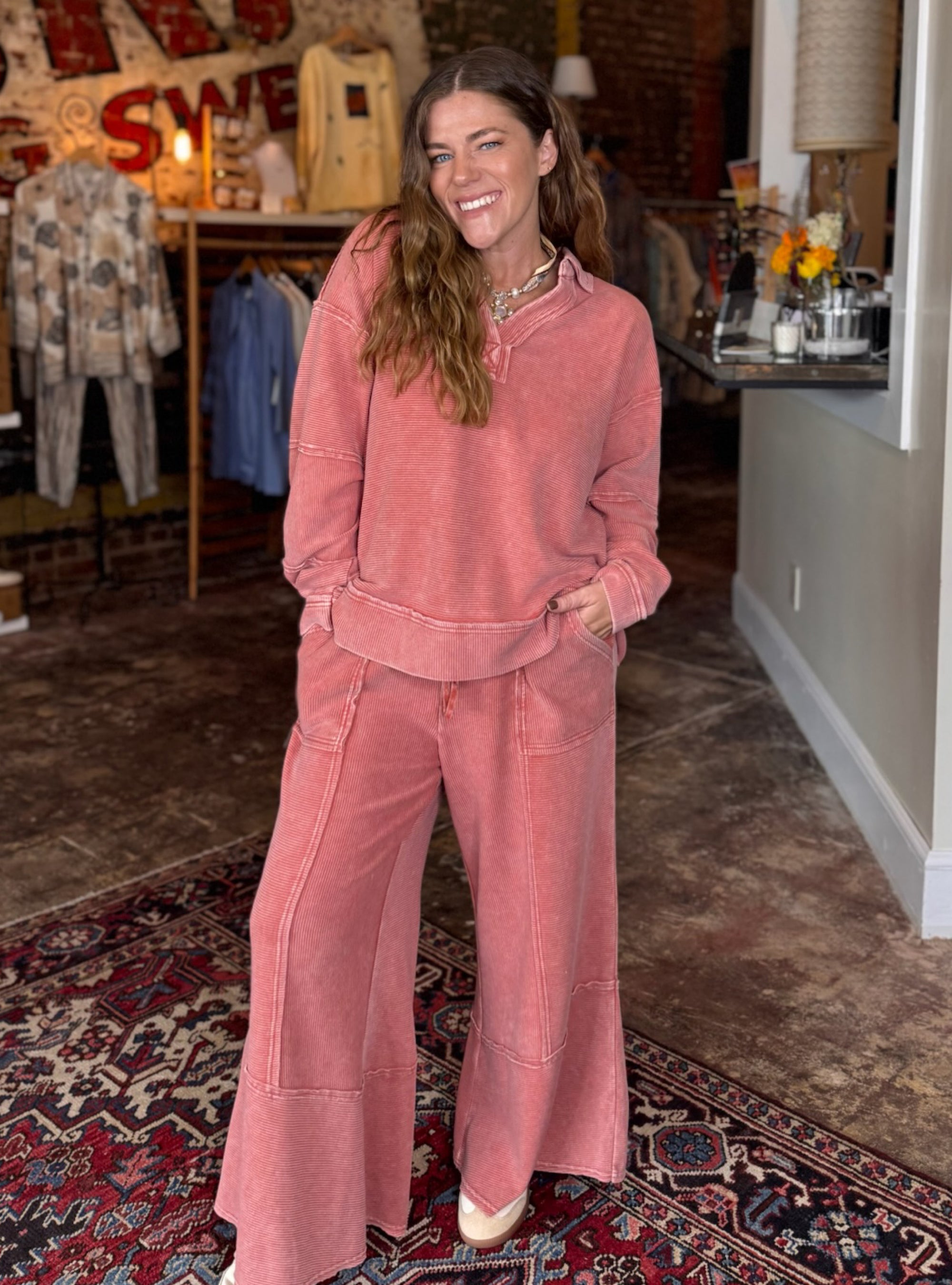 Red-y, Set, Go Pants