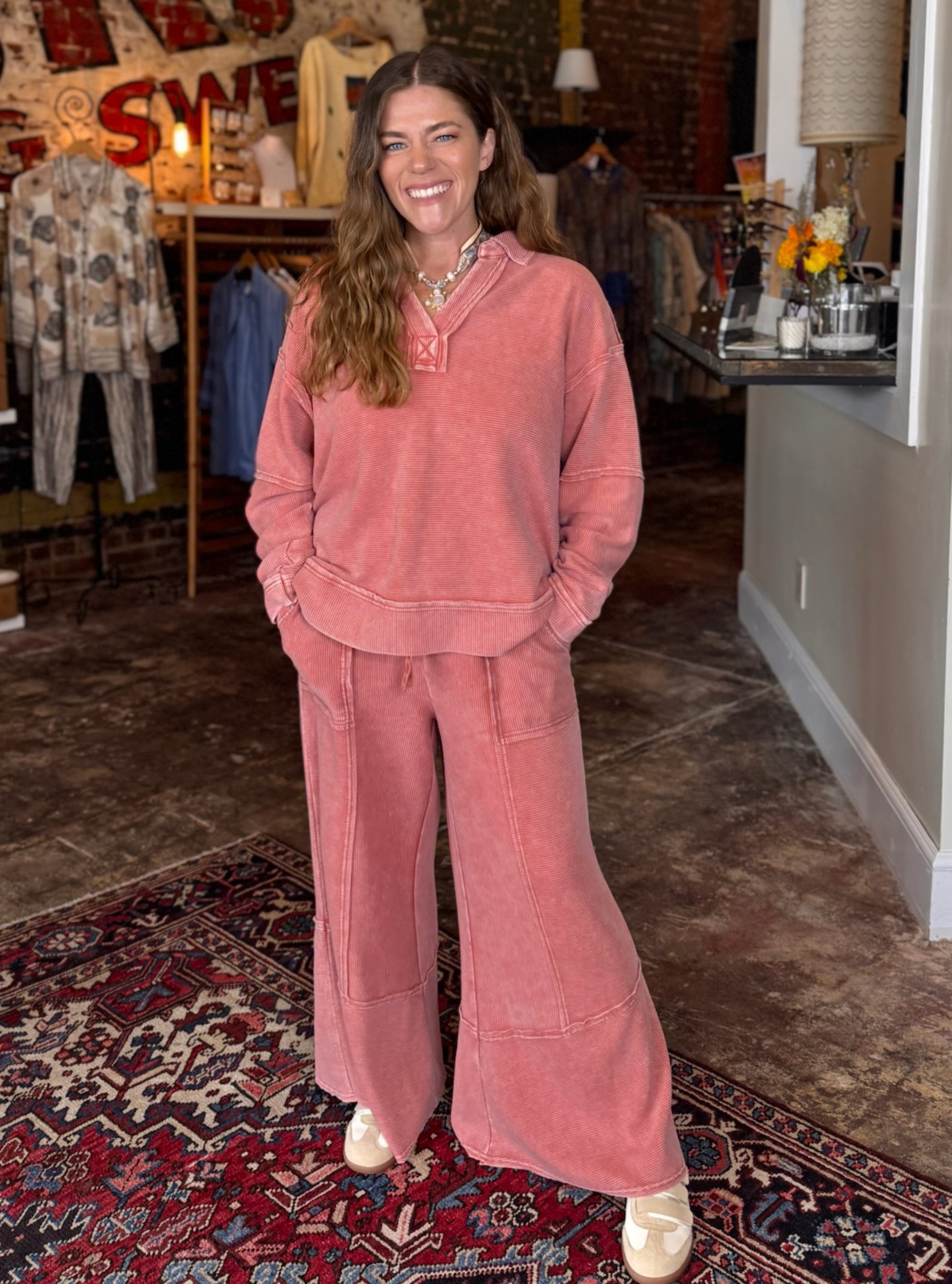 Red-y, Set, Go Pants