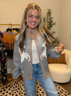 Saddle Up For Cozy Season Cardigan - Grey