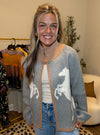 Saddle Up For Cozy Season Cardigan - Grey