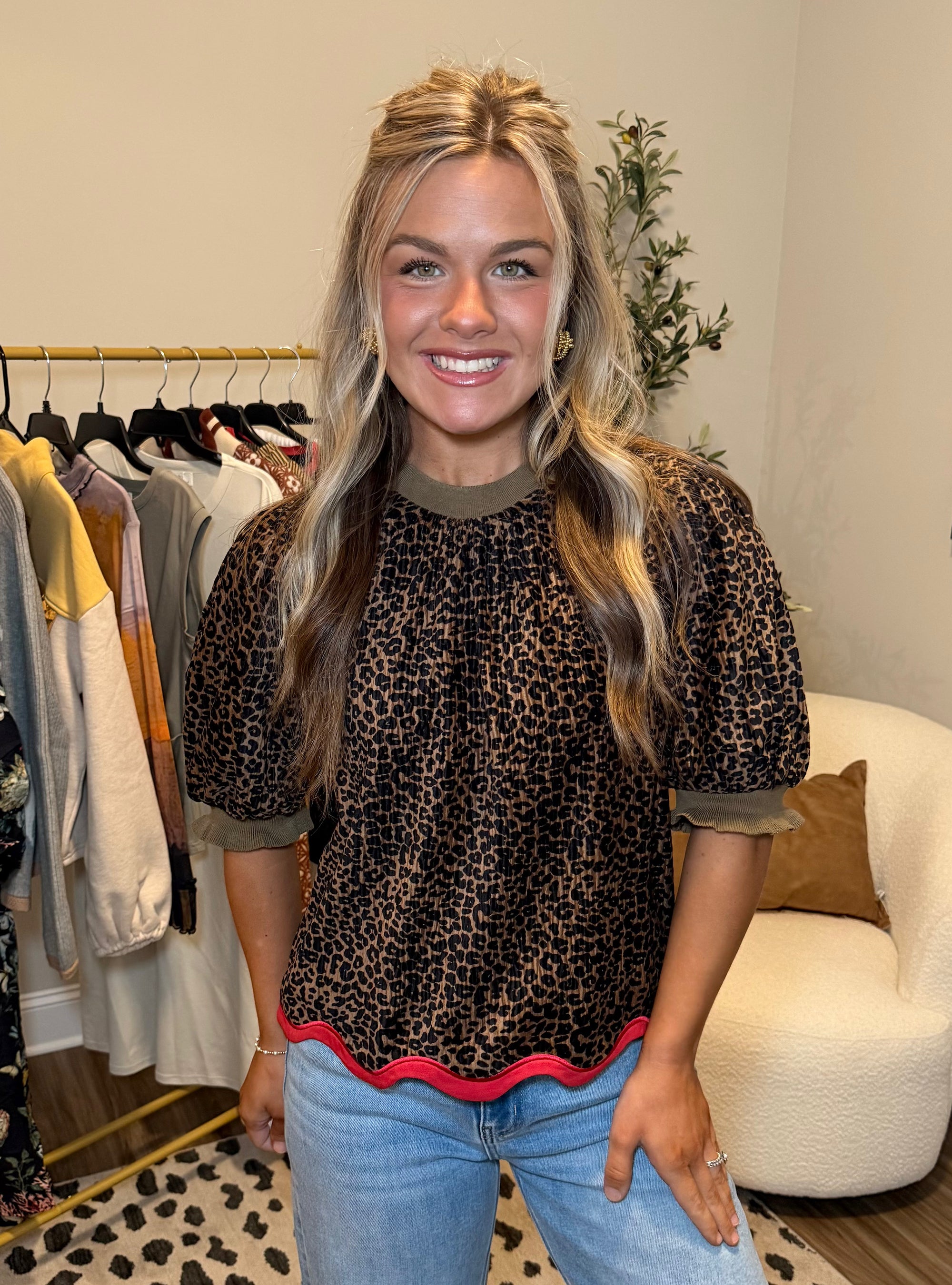 Wavy Hem, Wild Heart Top