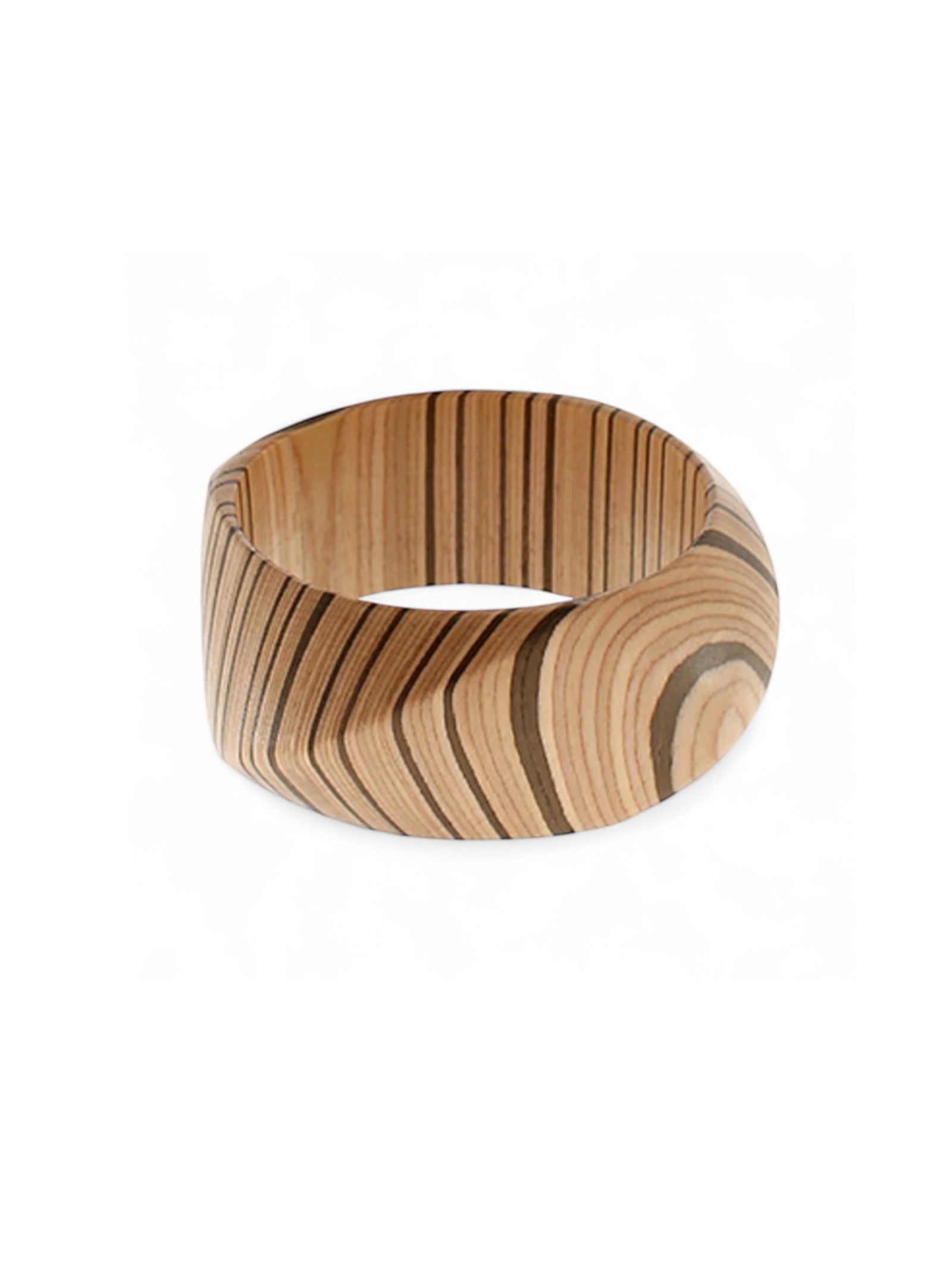Branching Out In Style Wooden Bangle Bracelet