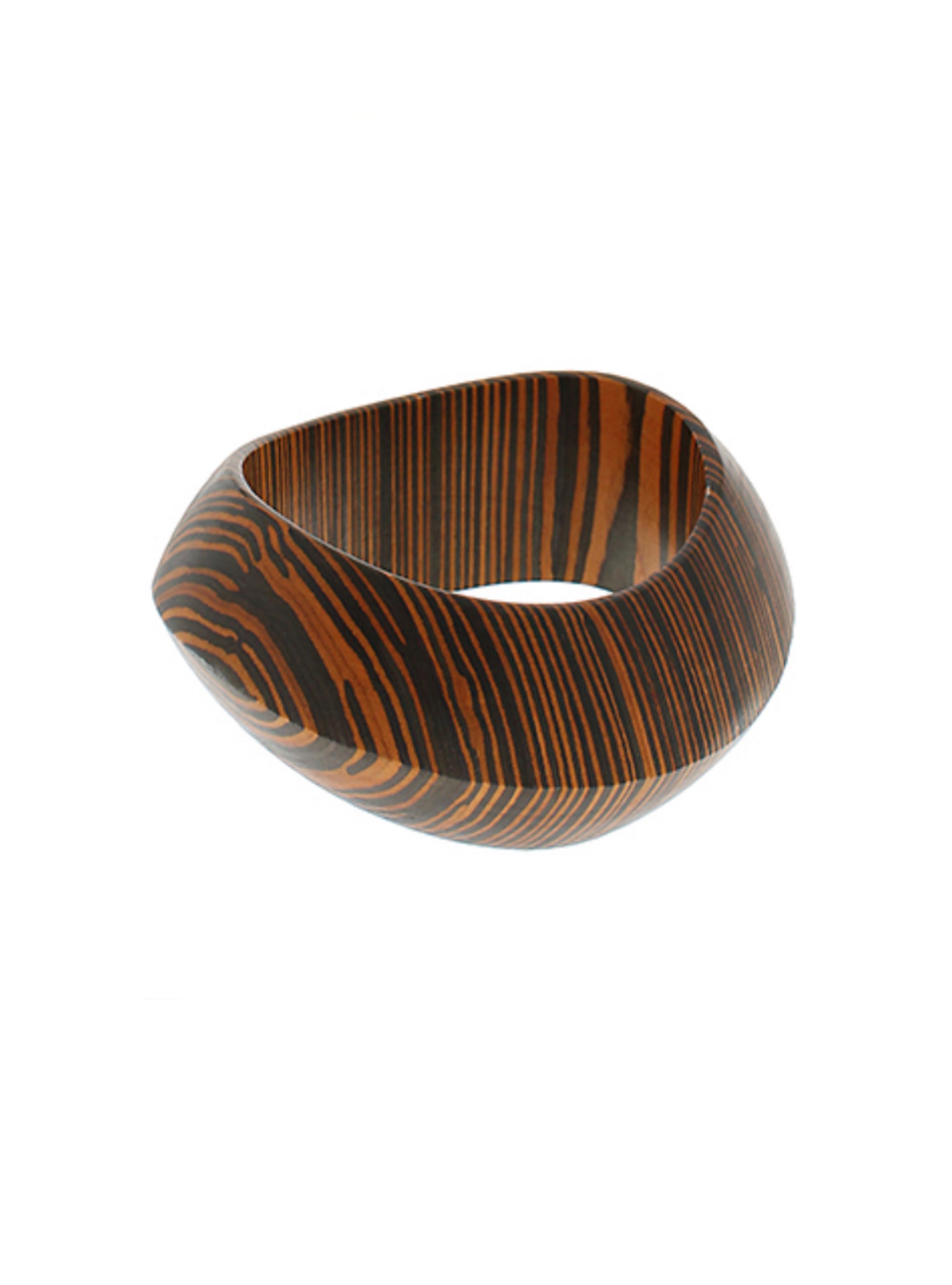 Rooted In Style Wooden Bangle Bracelet