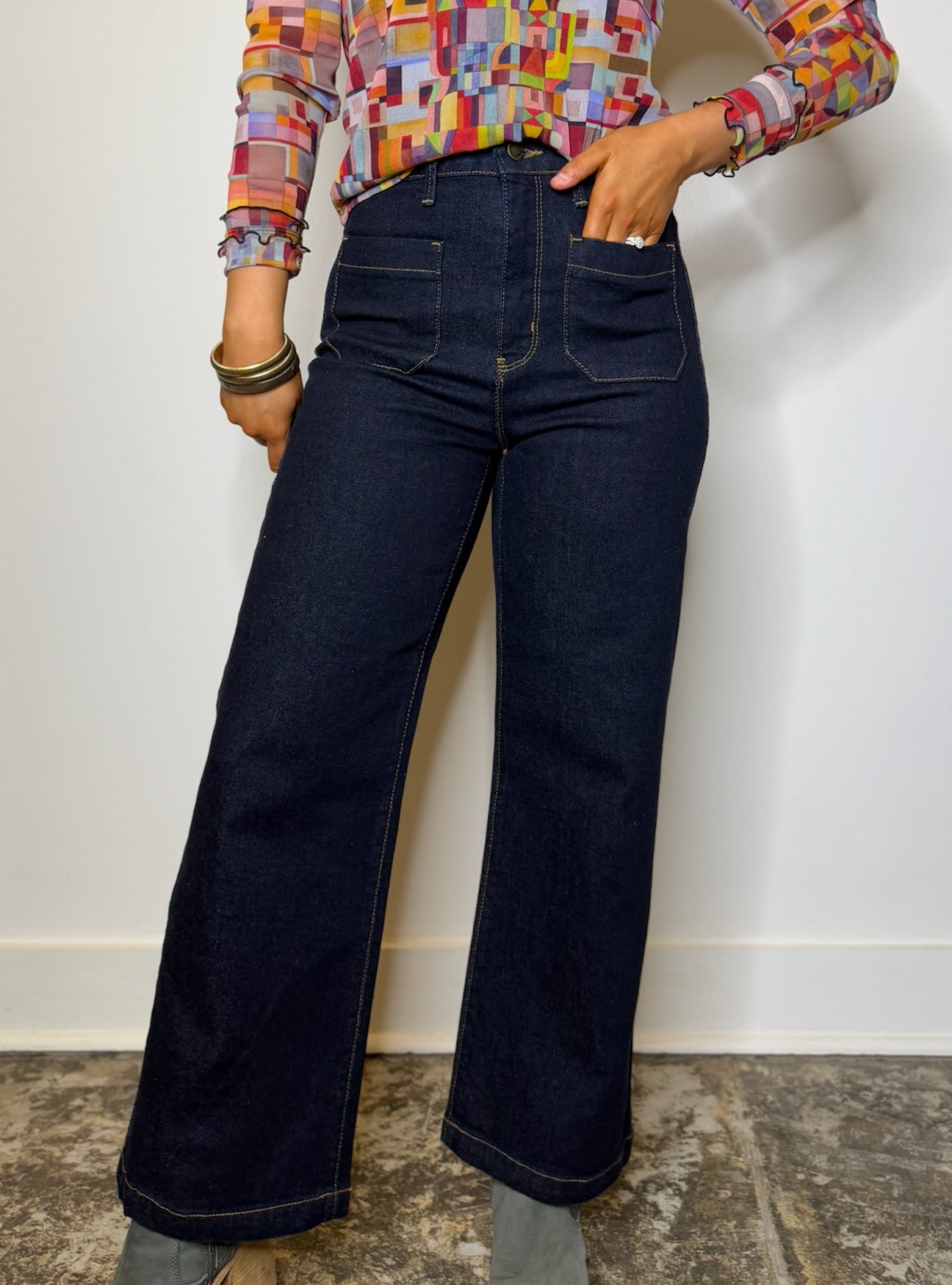 Just Black Patch Pocket Jean