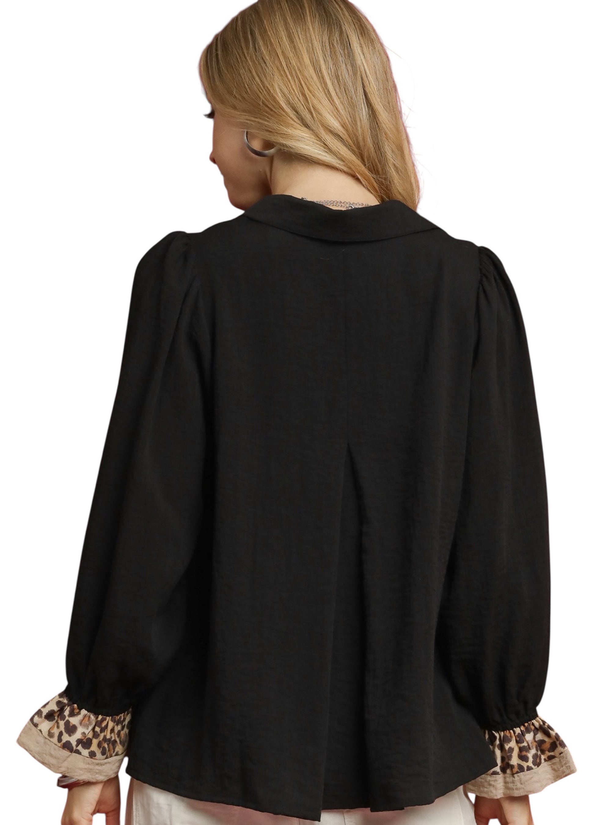 Serving Up Purr-suasion Top - Black