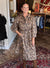 Boho Chic Printed Button Down Dress