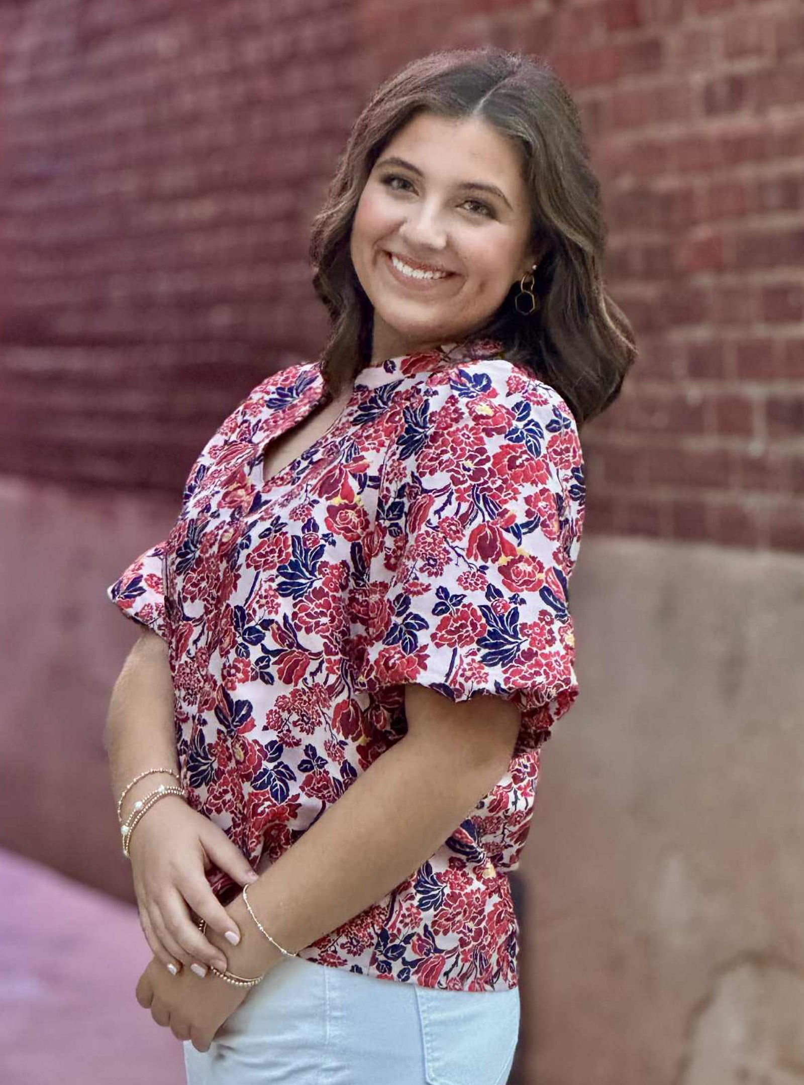 A Little Bloom A Little Volume Top