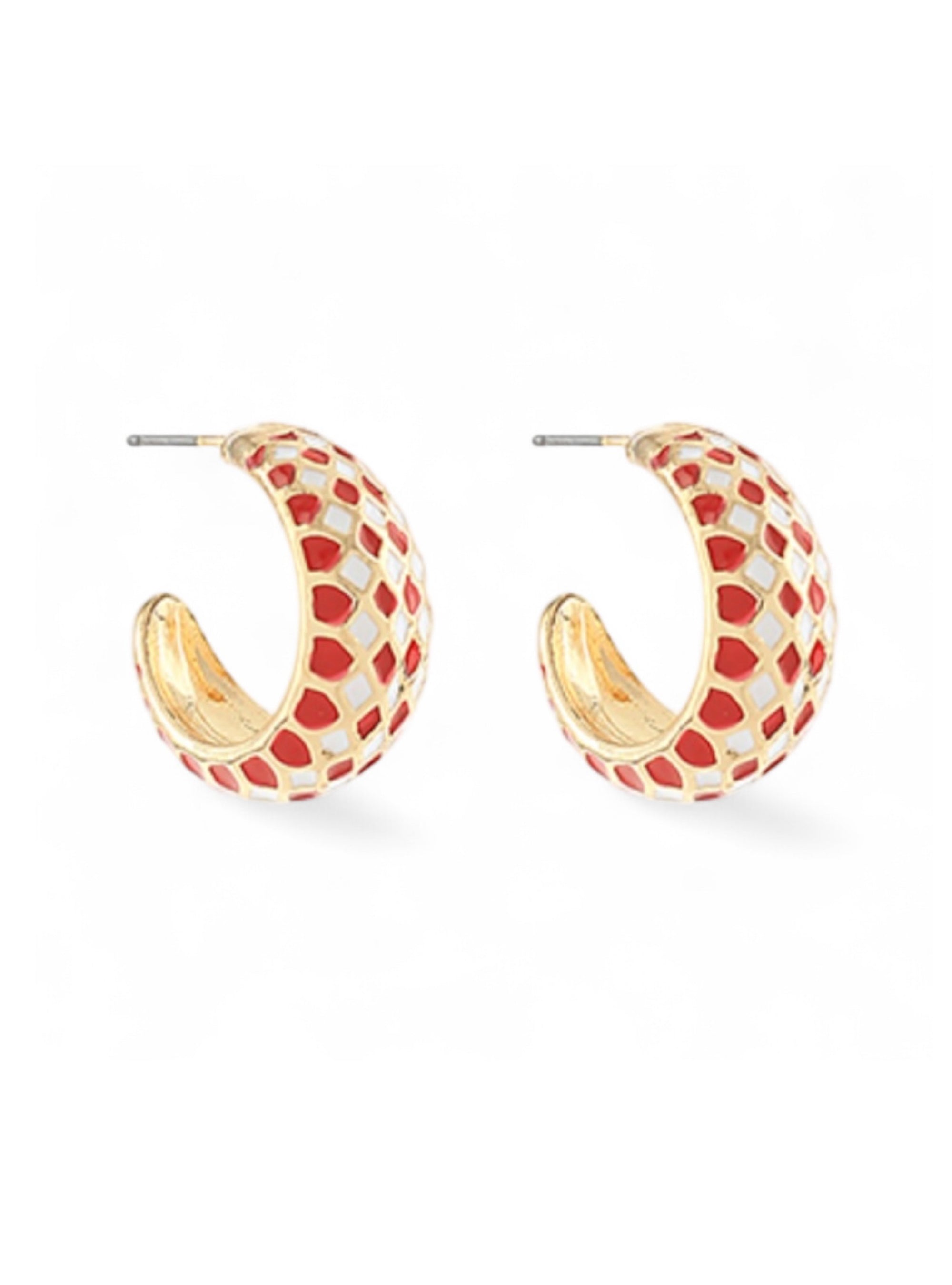 Catching Compliments Like Touchdowns Earrings