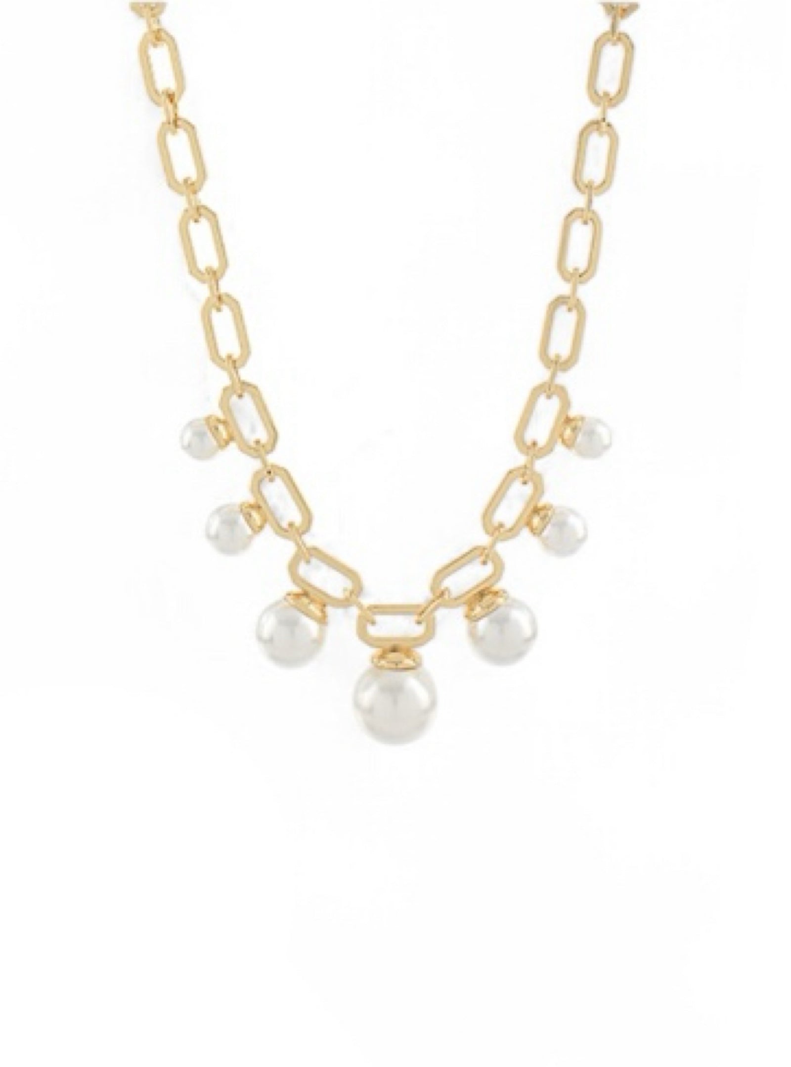 Pearl-fection Linked Together Necklace