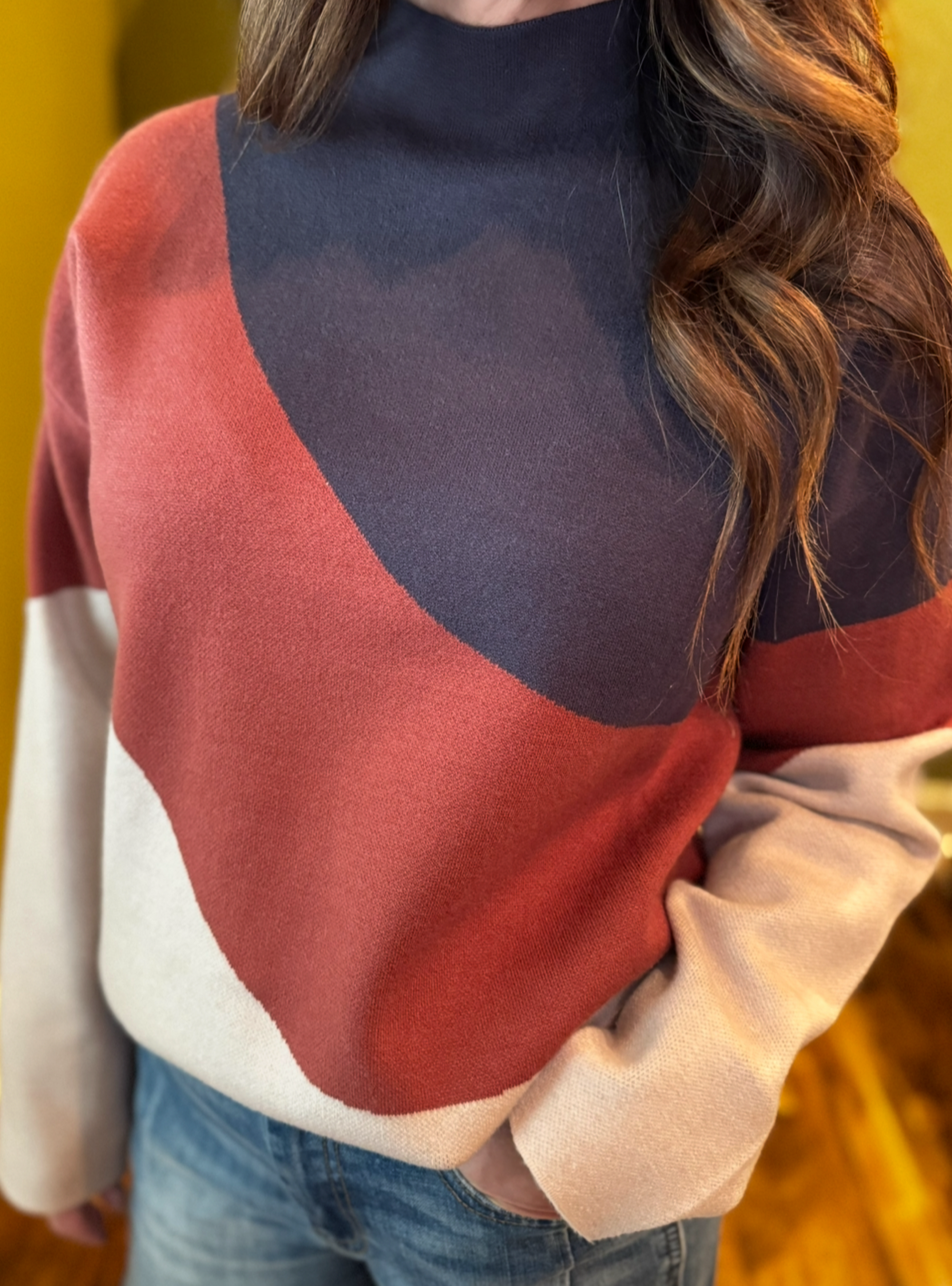 Catching Cozy Waves Sweater