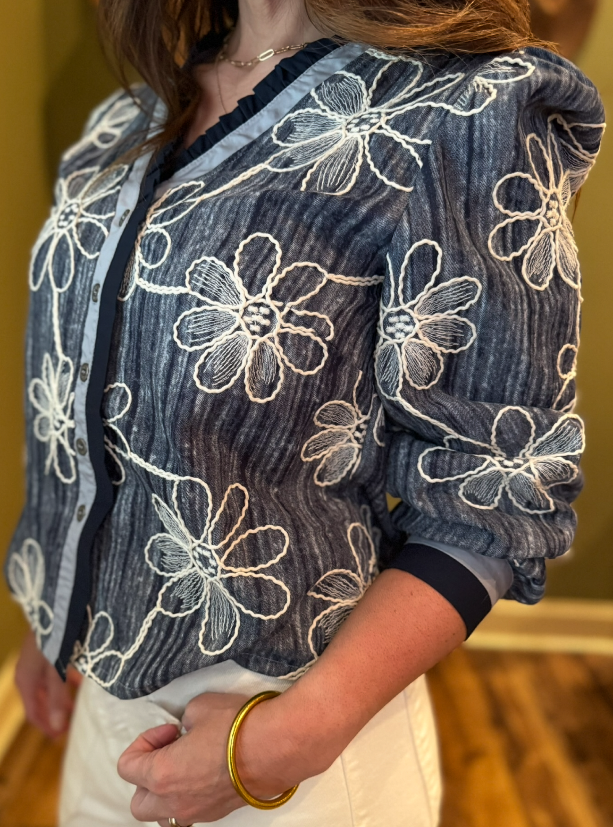 Bloomin&#39; In Blue Top