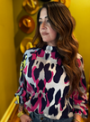 APNY Cheetah Print Sweater