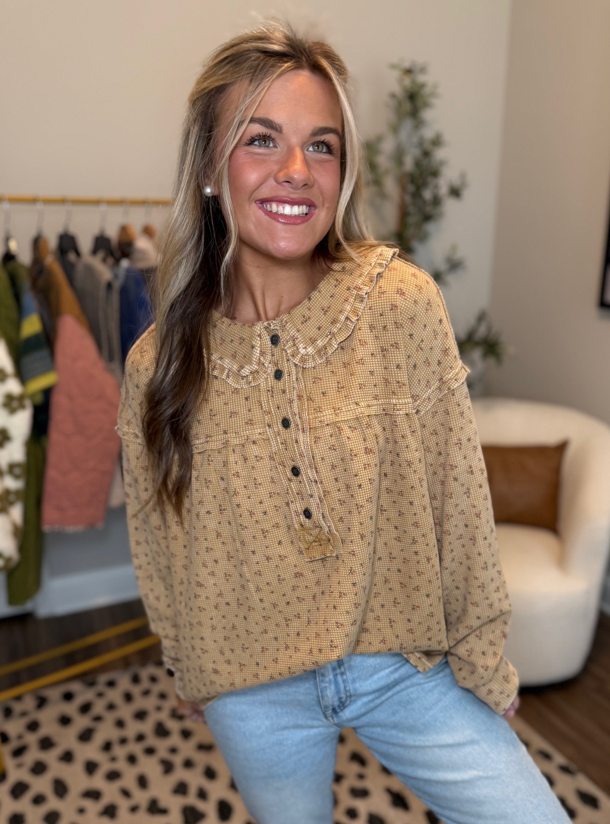 Collar Me Impressed Top