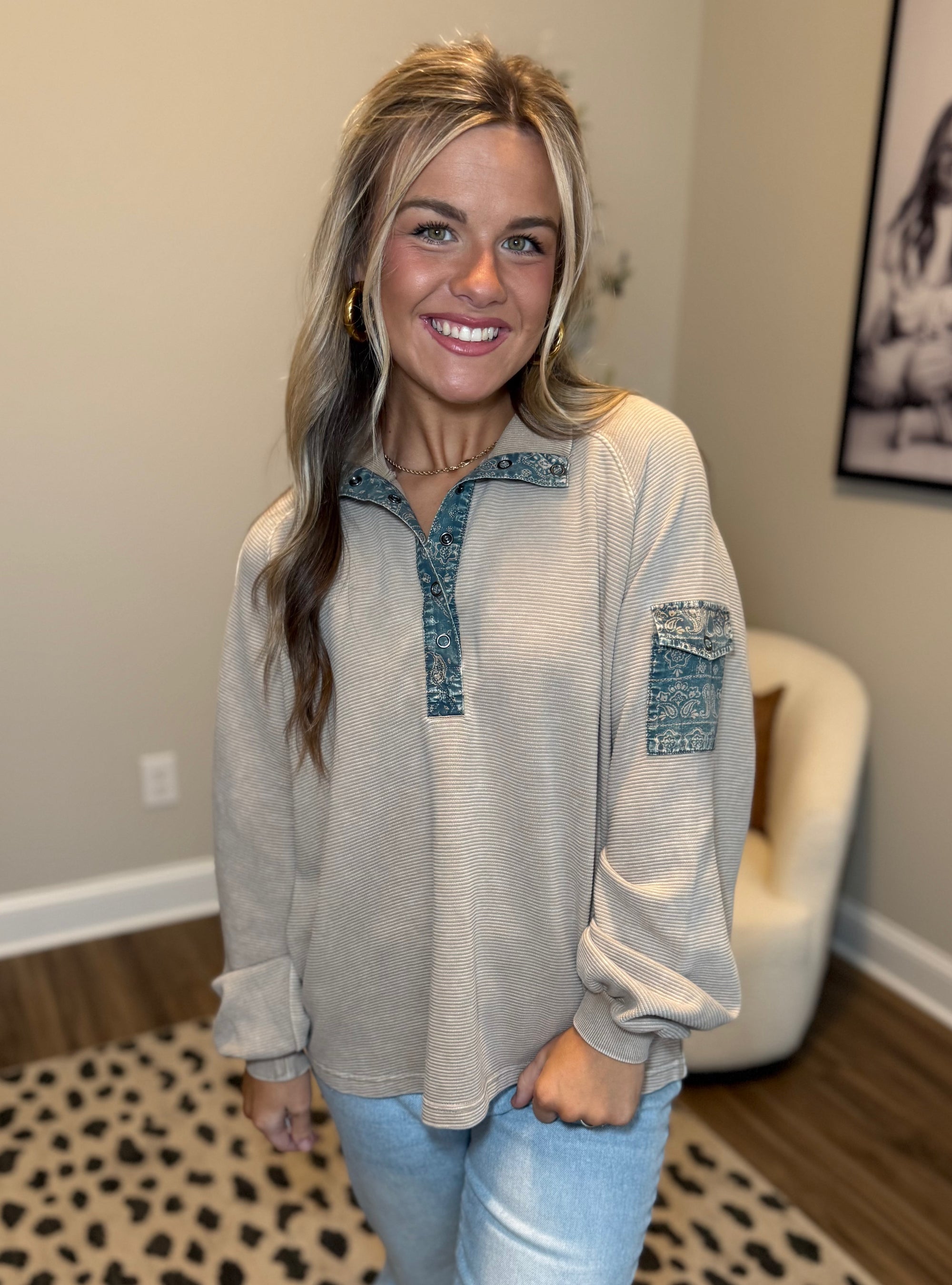 The Print Is In The Details Top