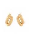 Gold Goals Post Earrings