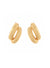 Gold Goals Post Earrings